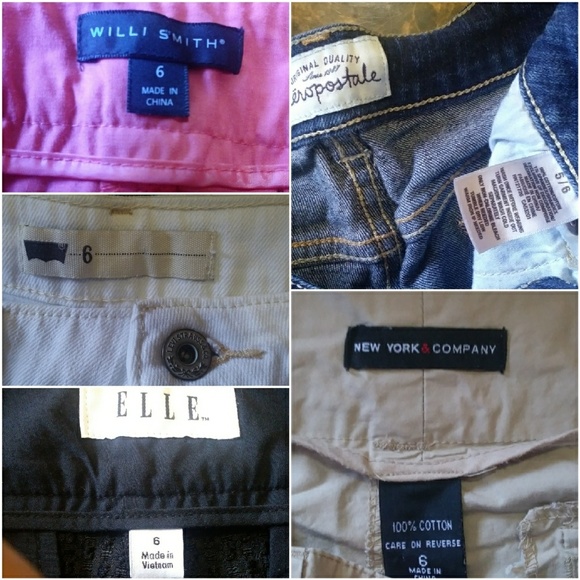 Women's Shorts Lot All Size 6 - Picture 3 of 3